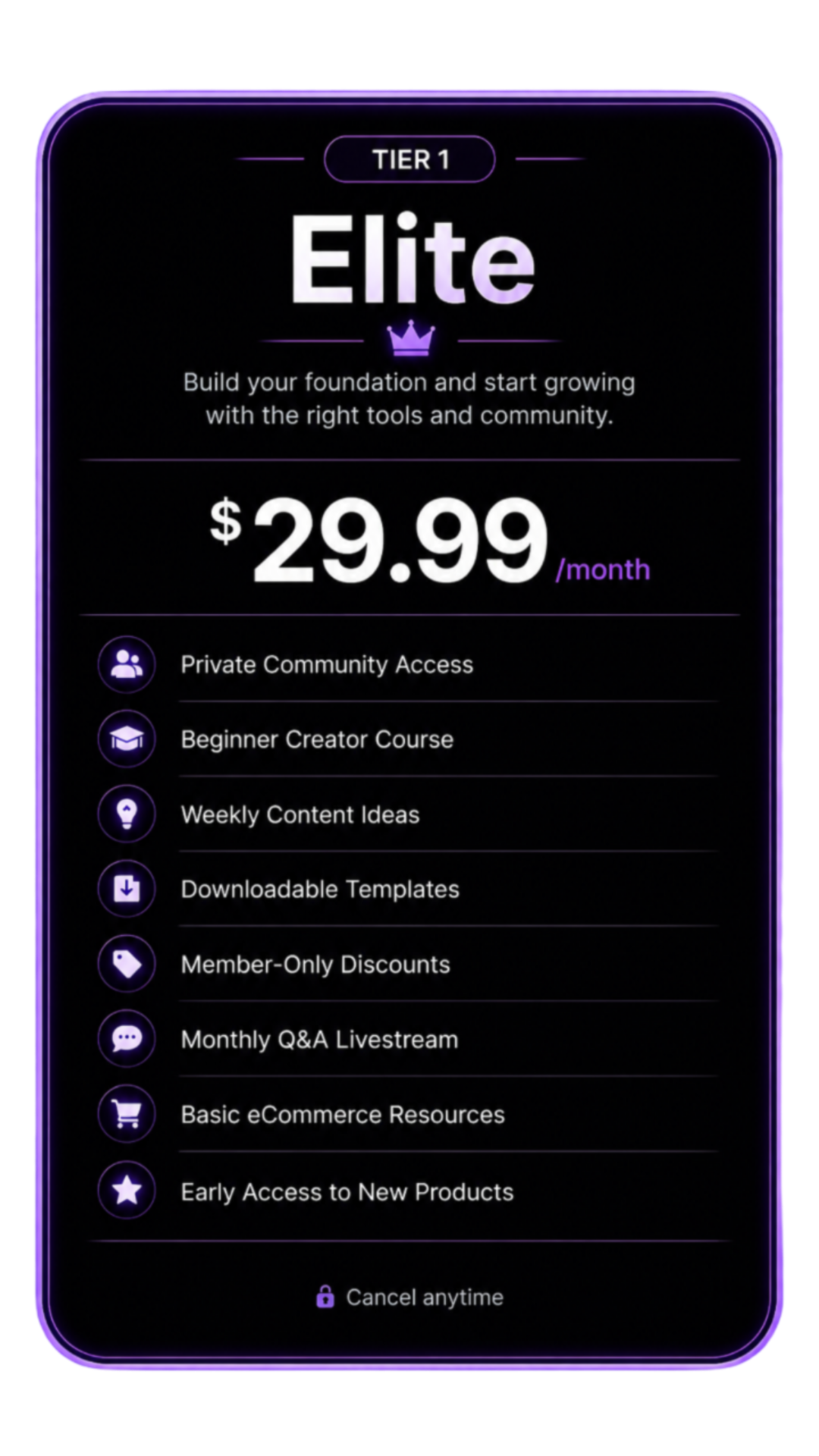 Elite Membership
