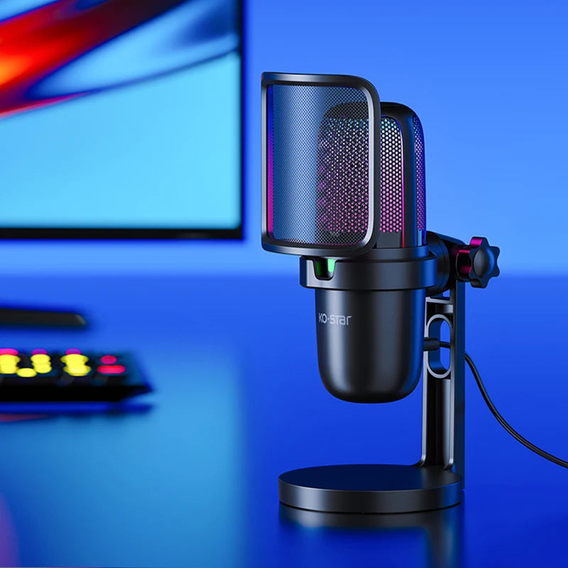 Gaming Desktop Microphone Studio Music Recording Microphone for Sale Podcast Microphones