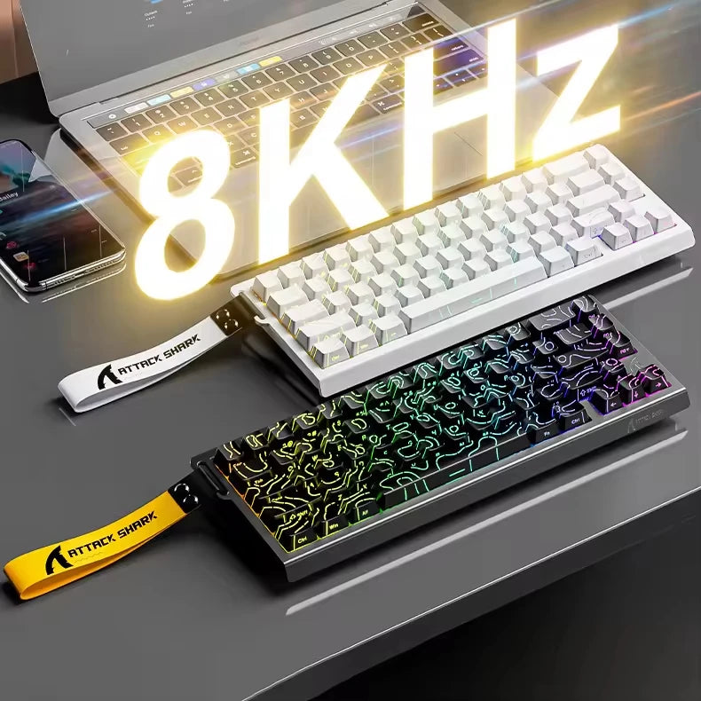 Attack Shark X68 Wired RGB 8KHz Gaming Keyboard