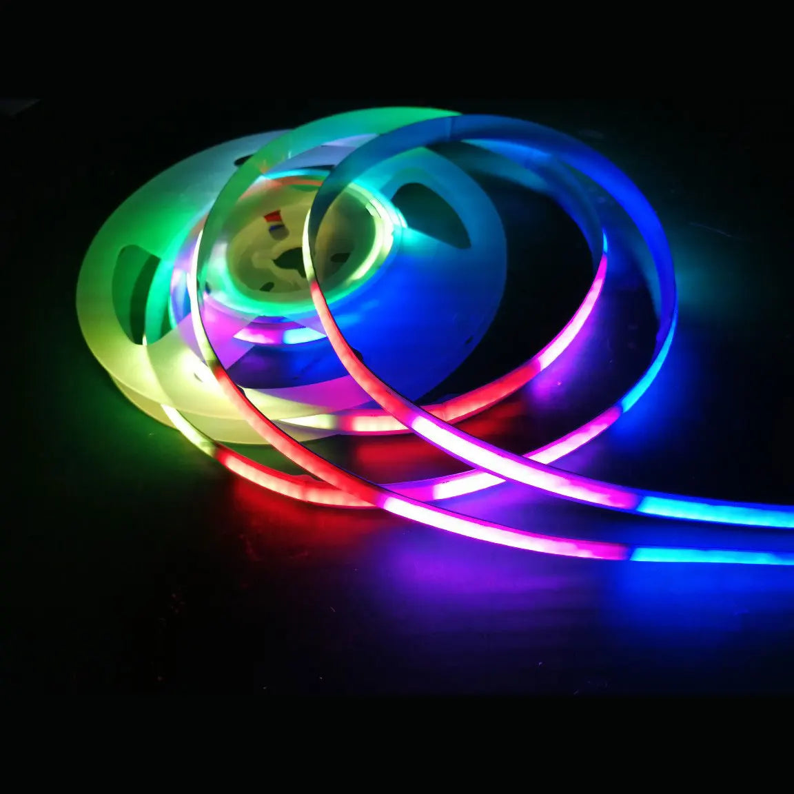 Brilliant Flexible Dream Color Changeable 720LED RGB COB Smart Light Strings App Control Musical Cuttable WS2811 IP20 5M/Roll