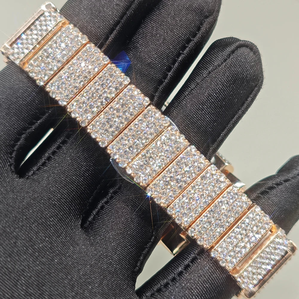 Tonneau Diamond Watch For Men